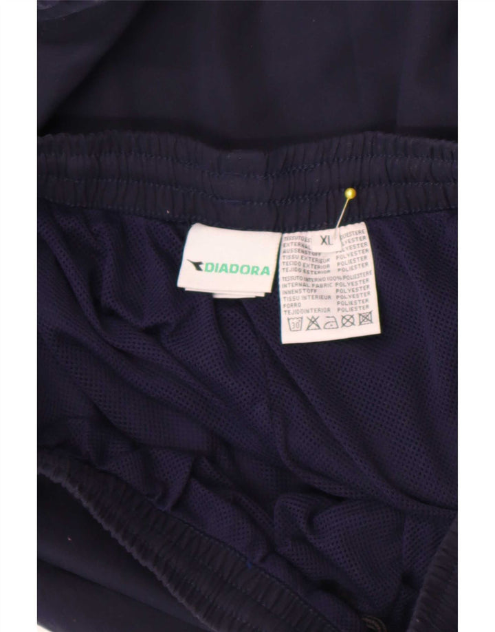 Мужские спортивные брюки Diadora, джоггеры XL, темно-синий, полиэстер