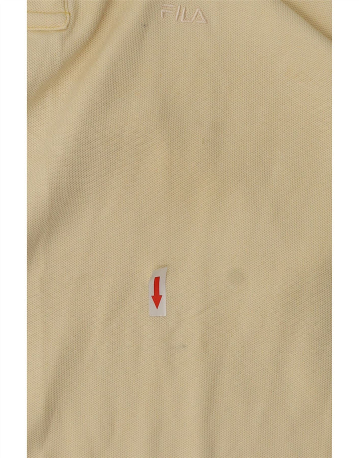 Мужская рубашка-поло Fila IT 50 Medium Off White Cotton