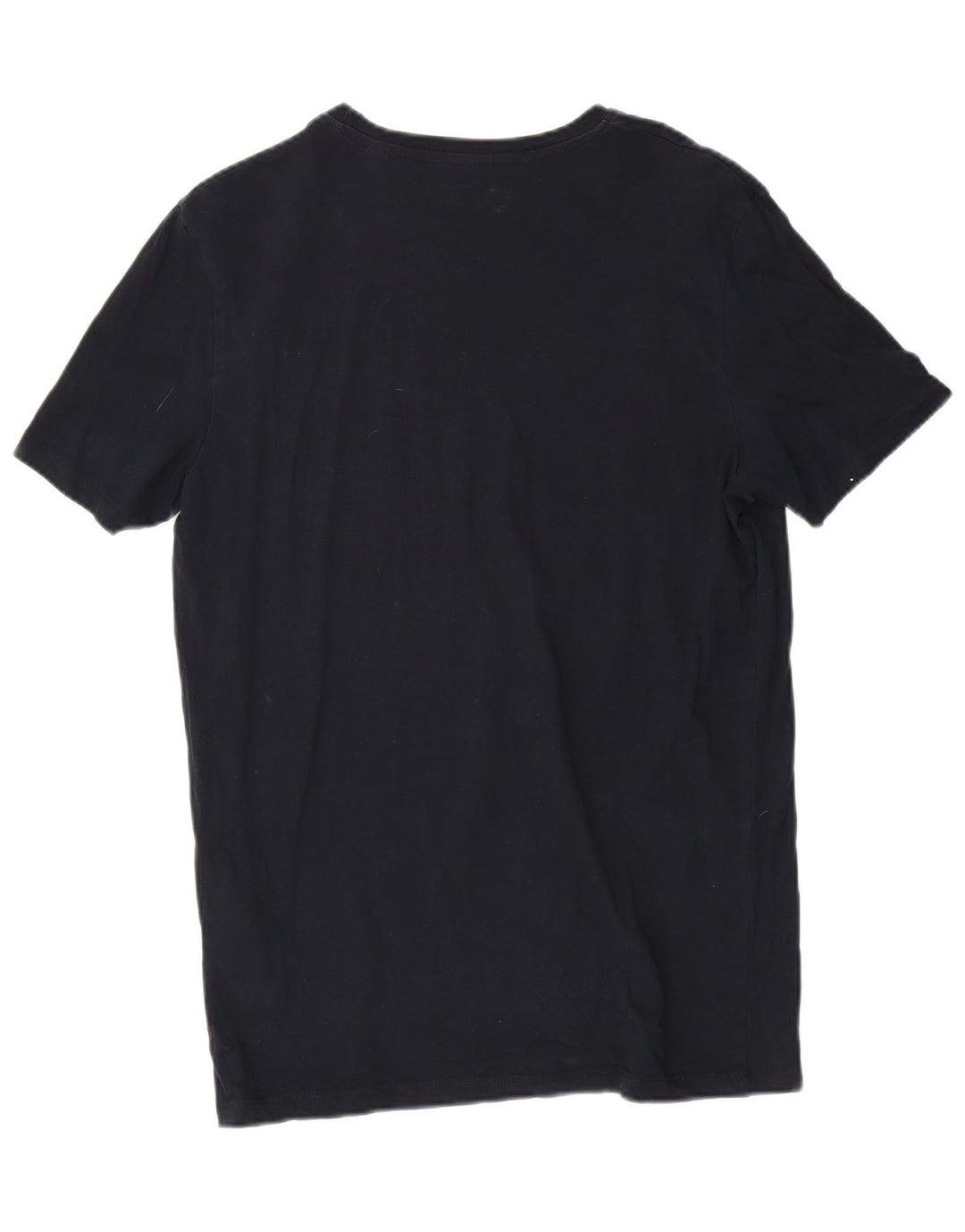Мужская футболка с рисунком Jack & Jones, темно-синий, хлопковый топ среднего размера