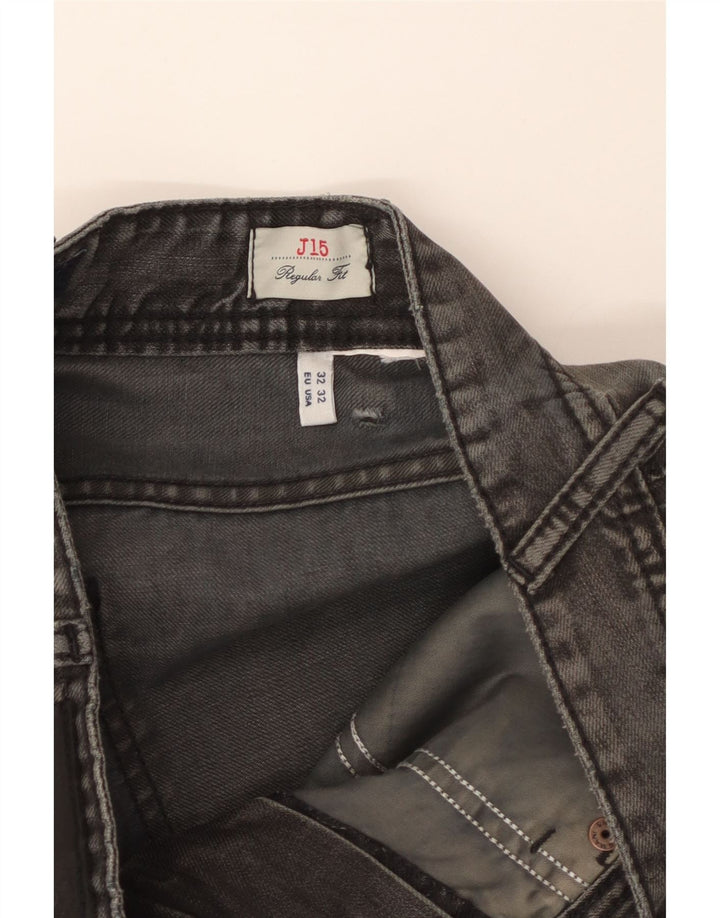 Мужские прямые джинсы Armani J15 Regular Fit W32 L27 Серые