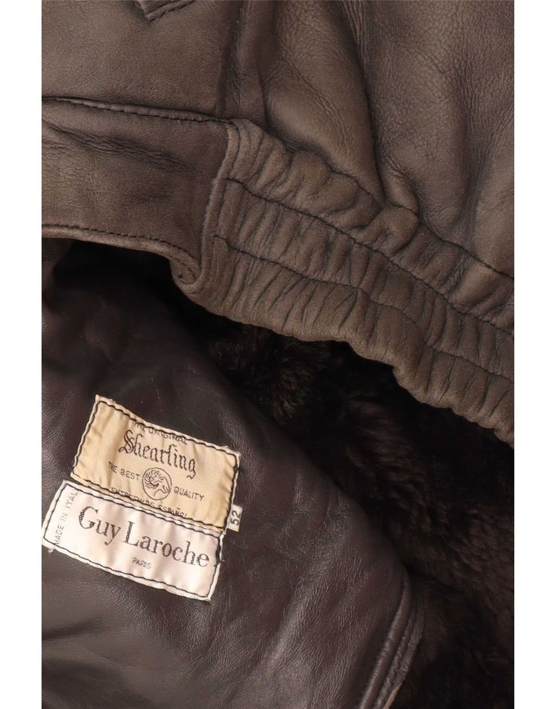 Guy Laroche Мужская дубленка IT 52 XL Серый