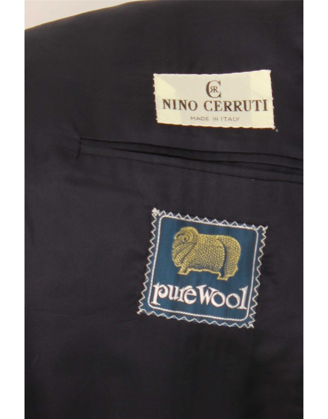 Мужской пиджак на 2 пуговицах Nino Cerruti IT 54 2XL, зеленая шерсть в клетку