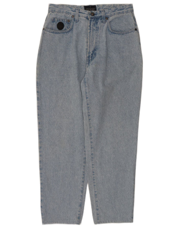 TRUSSARDI Женские зауженные джинсы 120 IT 47 Большие W33 L27 Синий хлопок