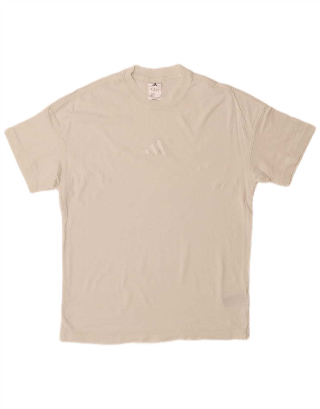 Мужская футболка ADIDAS, маленький белый хлопок