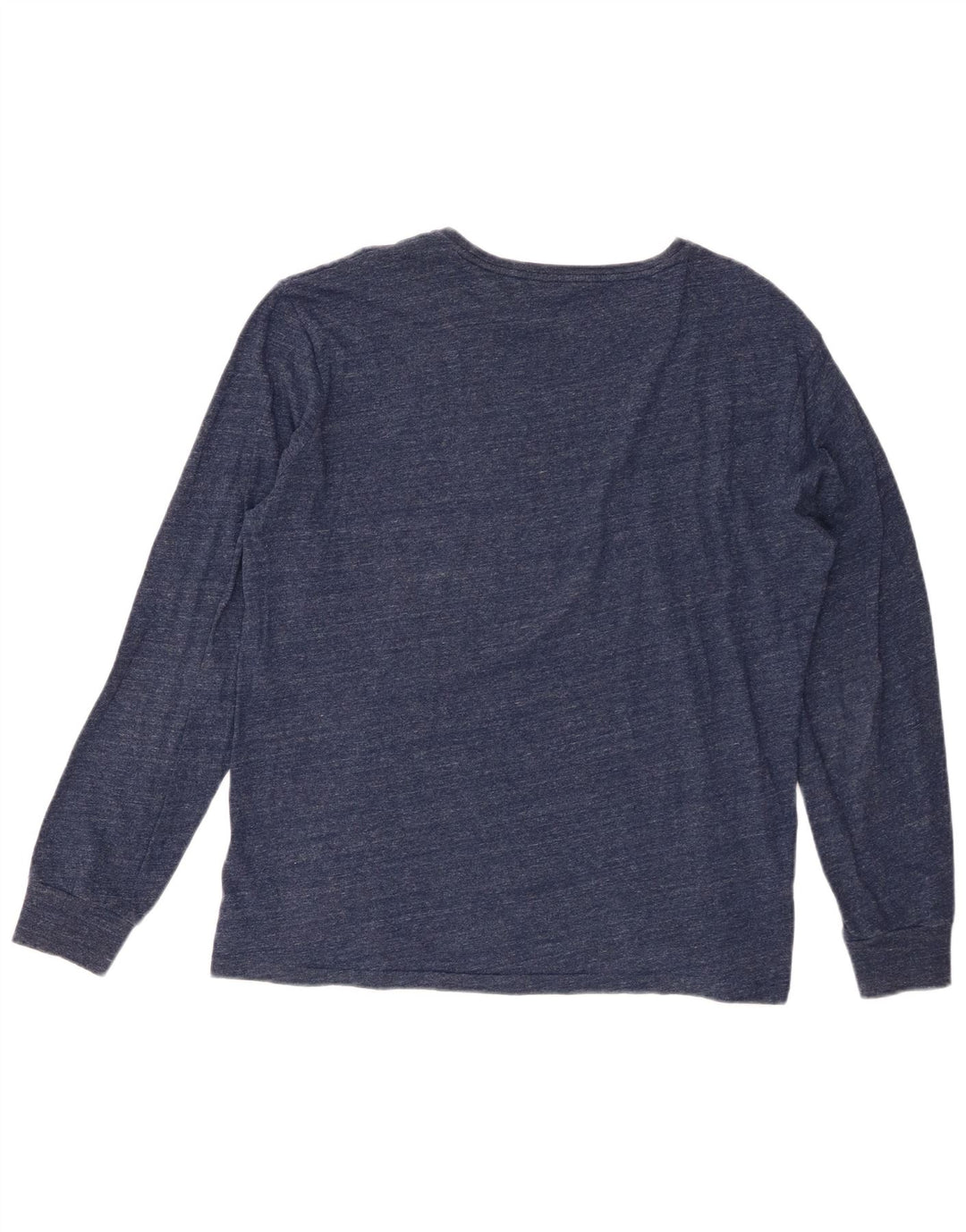 Мужской топ RALPH LAUREN с длинным рукавом, темно-синий, в крапинку, большой размер, хлопок