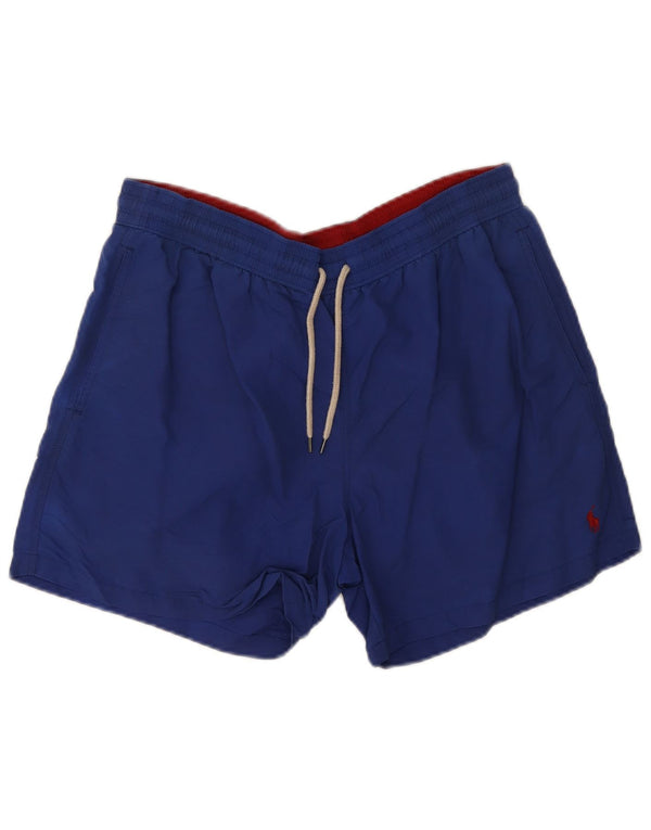 Polo Ralph Lauren Mens Swimming Shorts Large Navy Blue Nylon