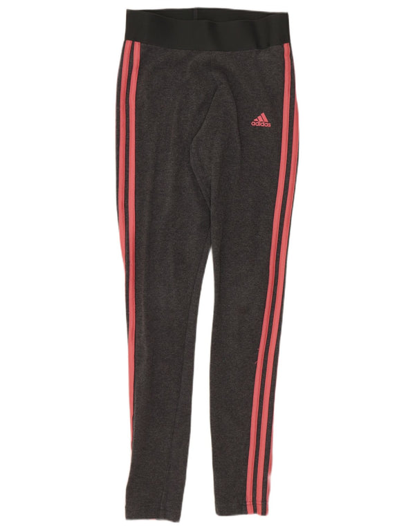 Женские леггинсы Adidas UK 4/6 XS, серый хлопок