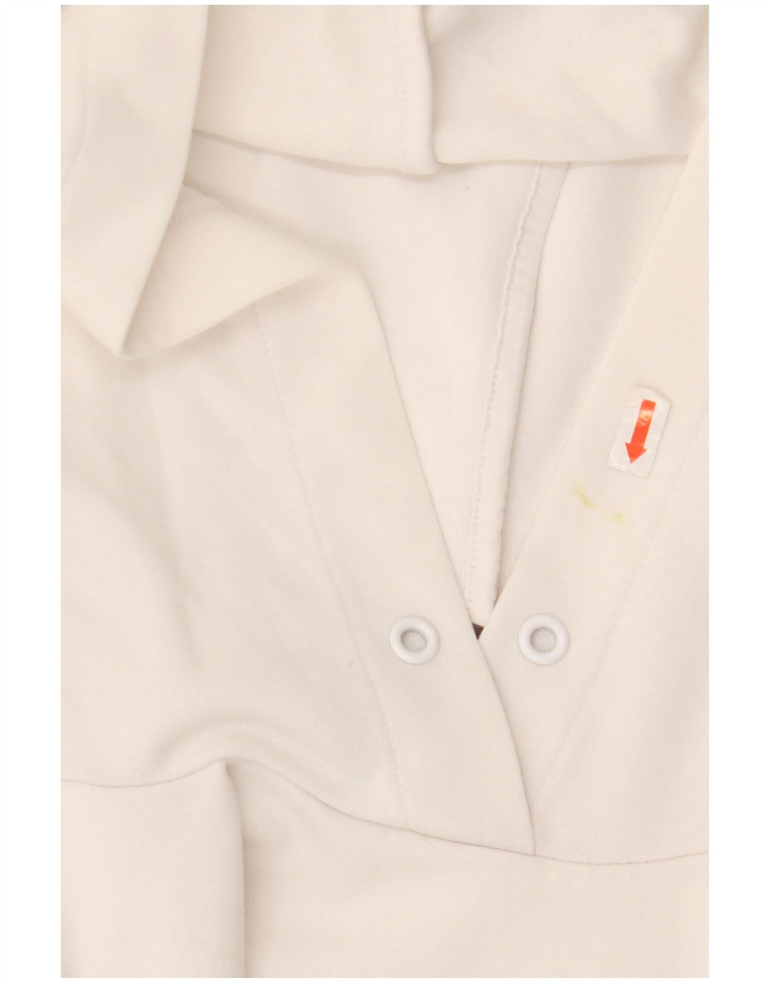 Женский джемпер с капюшоном Adidas с графическим рисунком, Великобритания, маленький размер 8/10, белый полиэстер