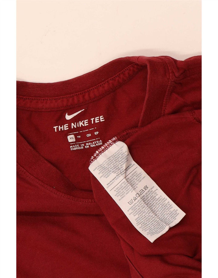 Мужская футболка Nike Top XS, красный хлопок