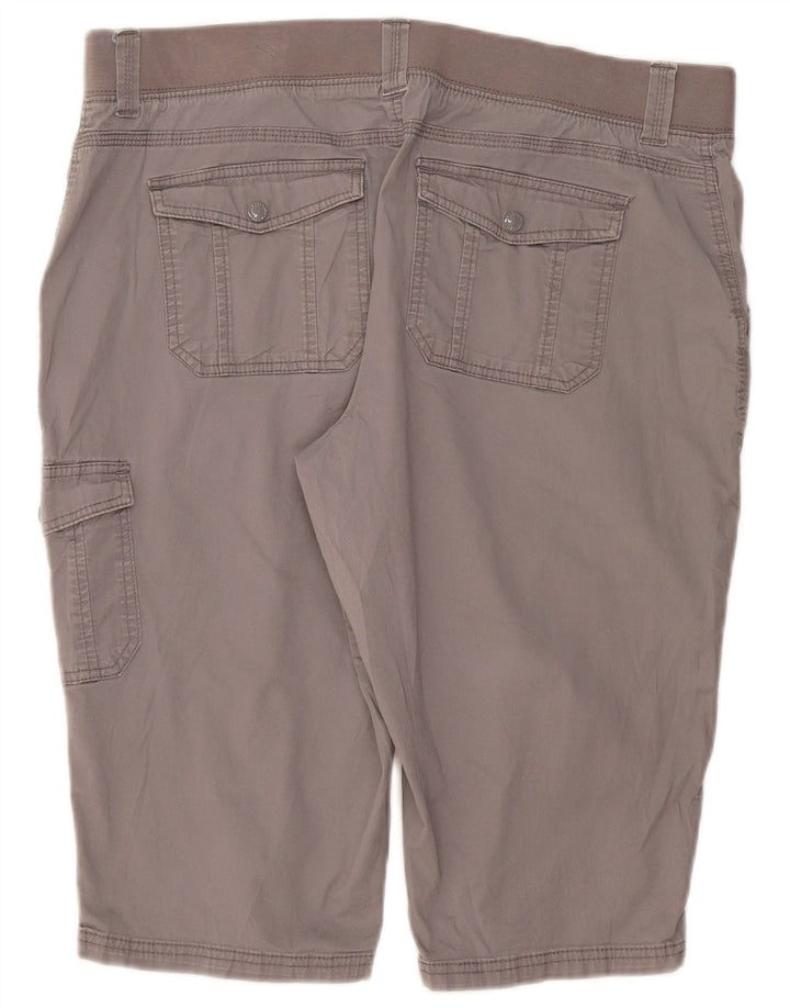 Женские шорты карго Lee Easy Fit США 18 2XL W40 Серые хлопковые