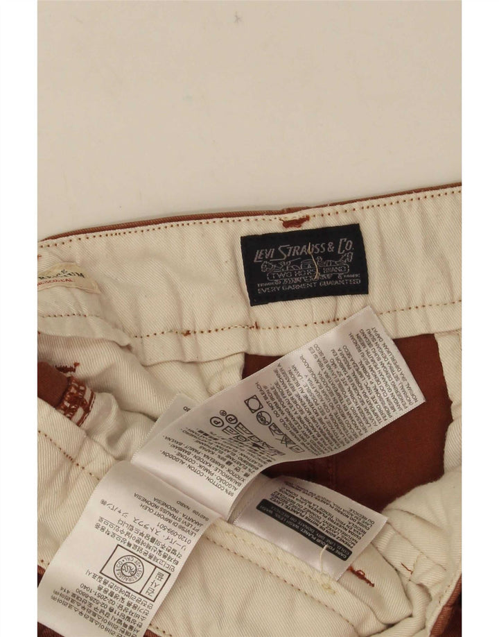 Мужские шорты чинос Levi's W29, хлопковые средне-коричневые