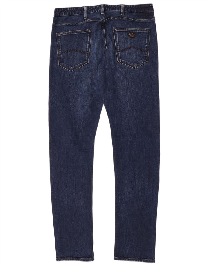 Мужские джинсы Armani Slim W32 L32 Темно-синие, хлопок