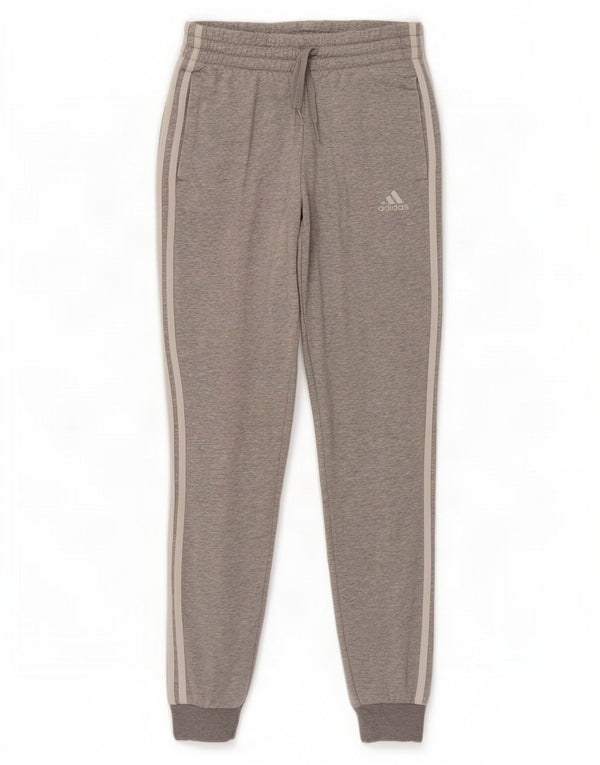 Adidas Womens Tracksuit Trousers Joggers UK 4/6 XS Grey Cotton