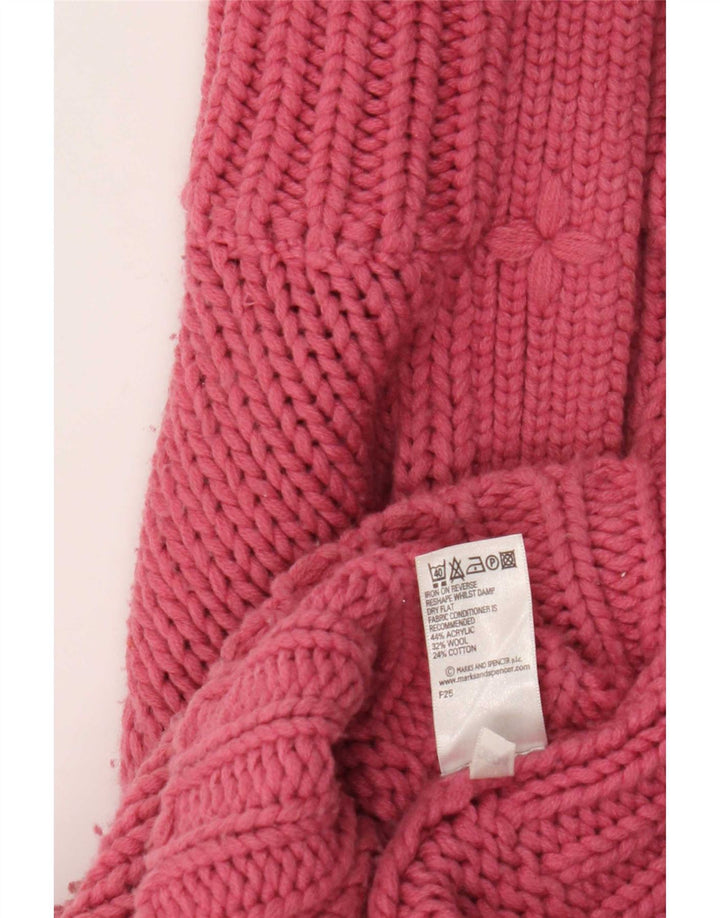 Женский кардиган стандартного кроя Marks & Spencer, Великобритания, 8/10, маленький розовый