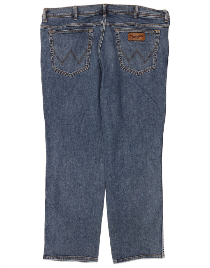 Мужские прямые джинсы Wrangler Texas W44 L30, синий хлопок