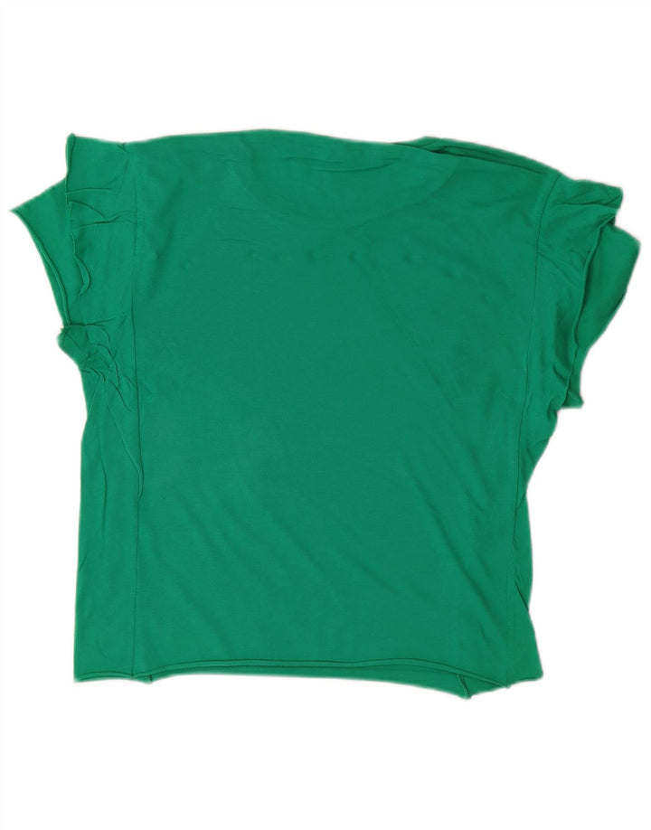 ZARA Womens Trafaluc Blouse Top UK 10 Small Green