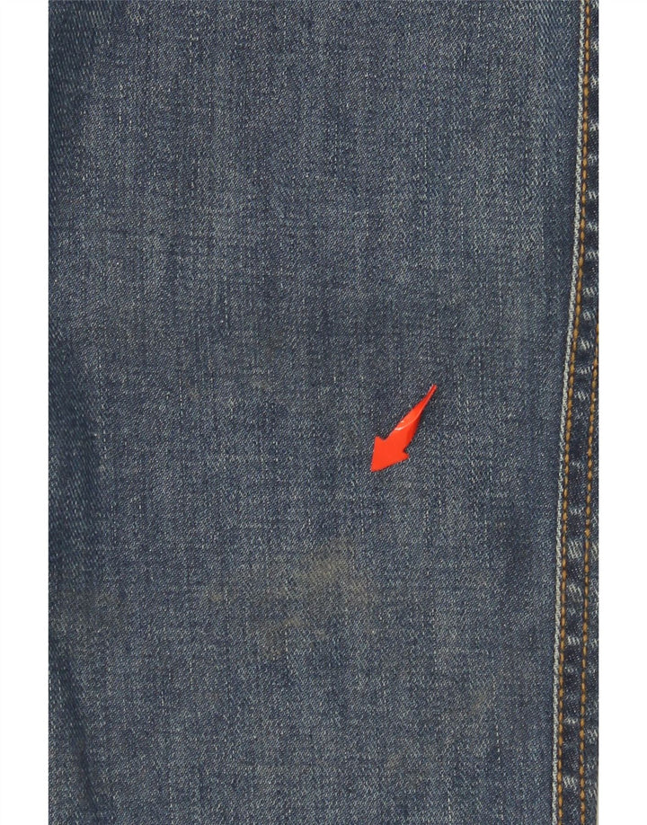 Джинсы мужские прямые WRANGLER W34 L34 синие, хлопок