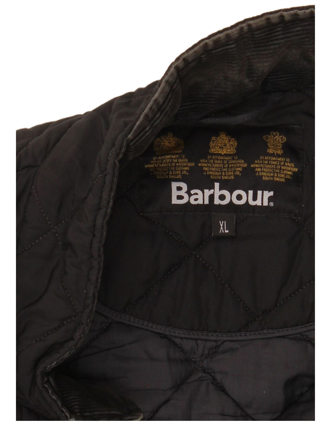 Мужская стеганая куртка Barbour UK 42 XL черная
