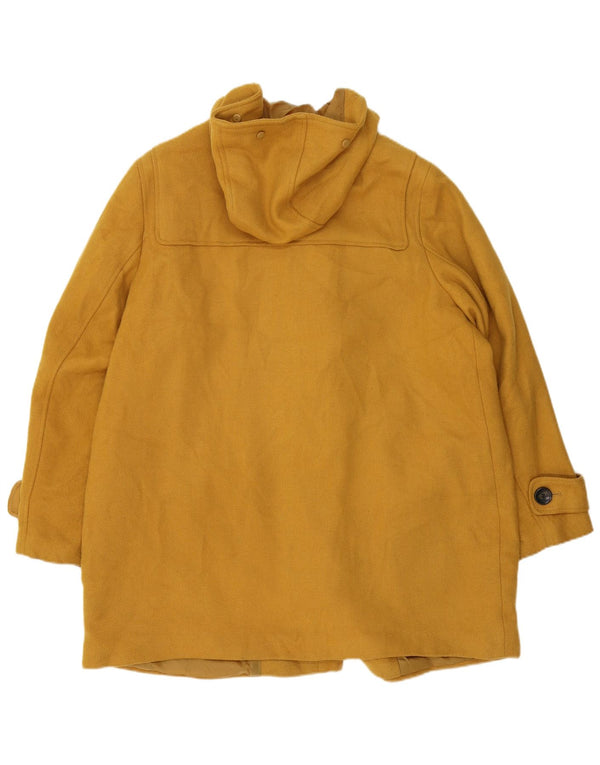 Женский дафлкот с капюшоном Marks & Spencer UK 20 2XL, желтый полиэстер