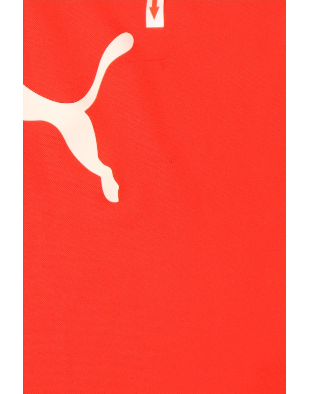 Мужская футболка с рисунком Puma, средний красный, цветной блок