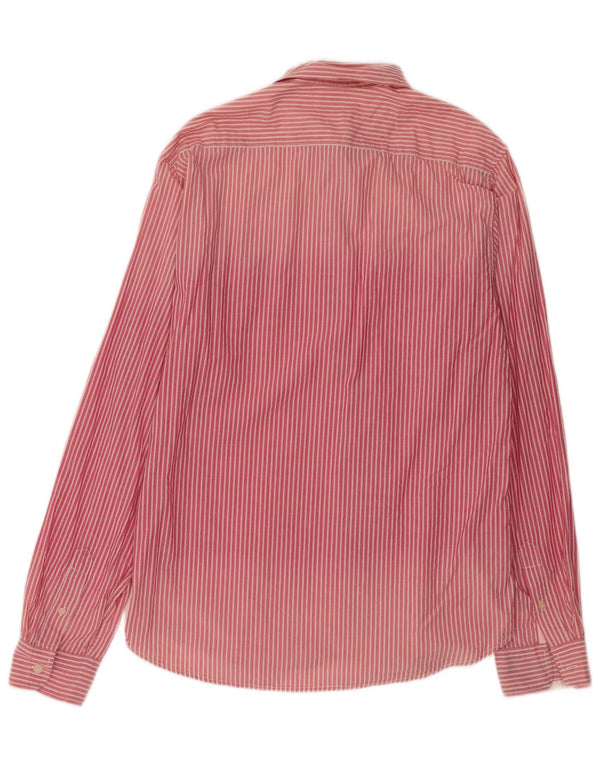 Мужская рубашка Scotch & Soda, большая розовая хлопковая полоска
