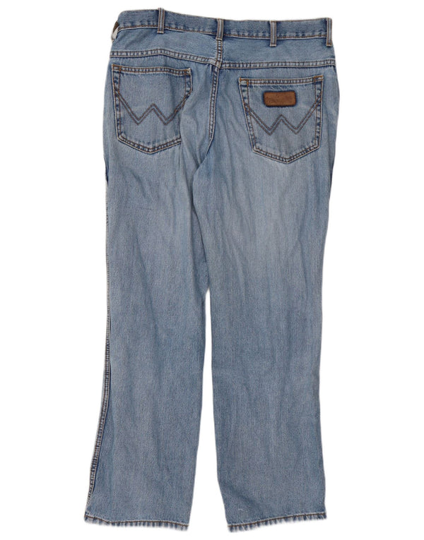 Мужские прямые джинсы Wrangler Ohio W34 L30, синий хлопок