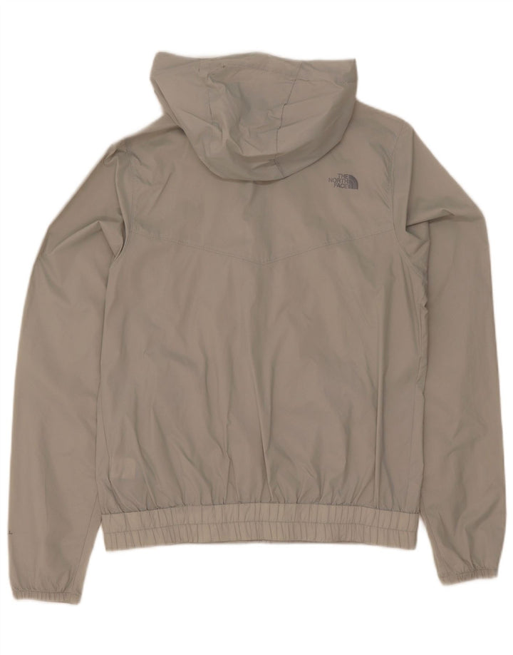 Женская оверсайз-дождевик с капюшоном The North Face UK 10, маленький серый нейлон