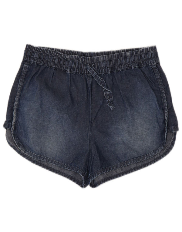 Женские джинсовые шорты Benetton XS W25, темно-синие, хлопок
