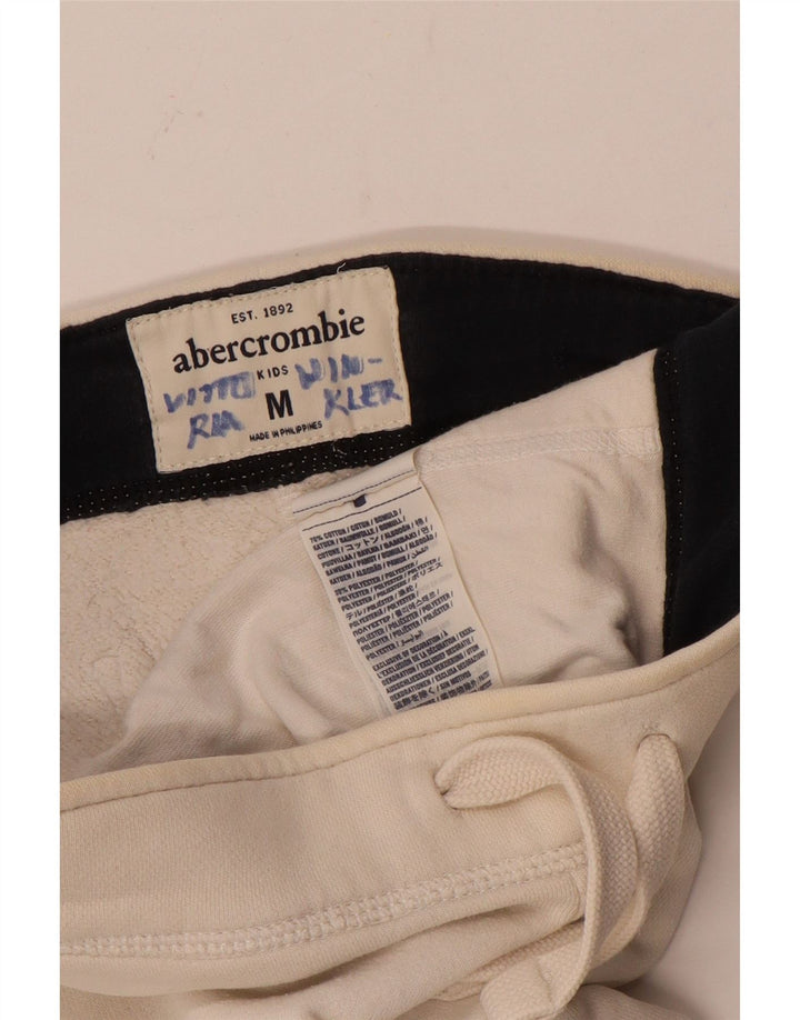Abercrombie & Fitch Спортивные брюки для мальчиков 13-14 лет, средние, белые