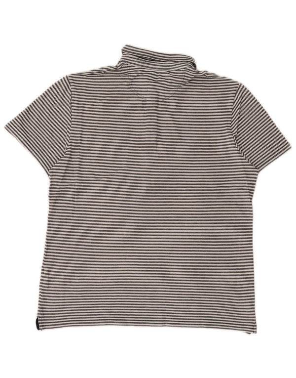 Женская рубашка-поло Champion UK 18 XL, хлопковая серая полоска