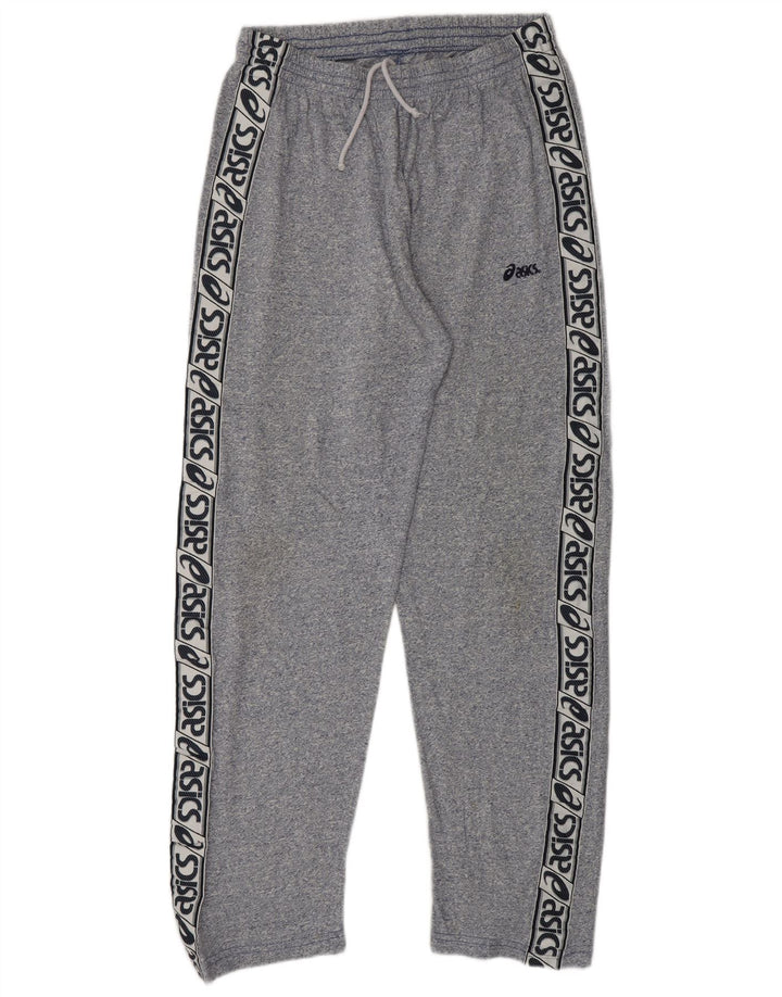 Мужские спортивные брюки ASICS с графическим рисунком, средние темно-синие хлопковые крапинки