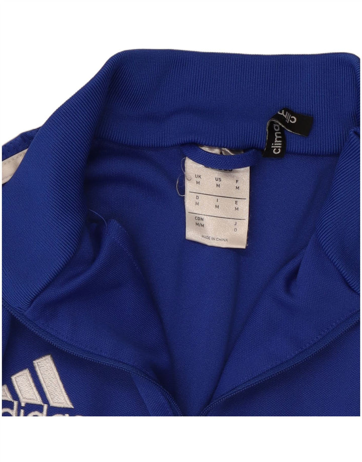 Мужской спортивный костюм-пуловер ADIDAS Climalite, средний синий с цветными блоками