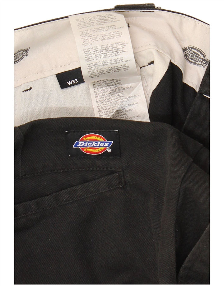Мужские шорты чинос Dickies Slim Fit W33, большие черные, полиэстер