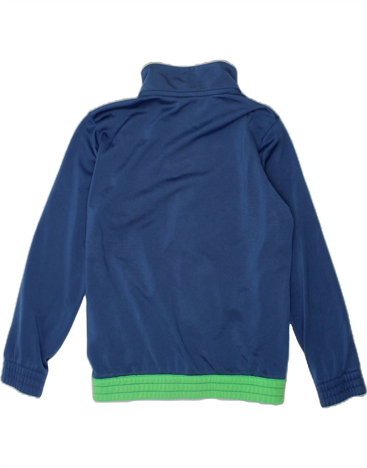 ADIDAS Boys Graphic Tracksuit Top Jacket 7-8 Years Blue Polyester Vintage Adidas and Second-Hand Adidas from Messina Hembry 