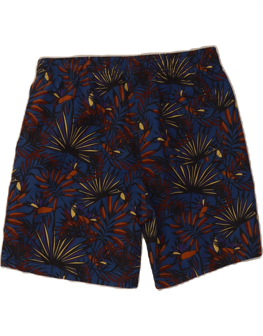 SCOUT Mens Swimming Shorts Medium  Blue Floral Polyester Vintage Scout and Second-Hand Scout from Messina Hembry 