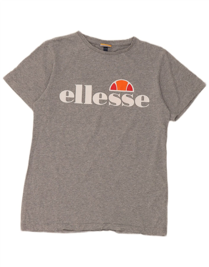 Женская футболка с рисунком Ellesse Top UK 8, маленькая, серая