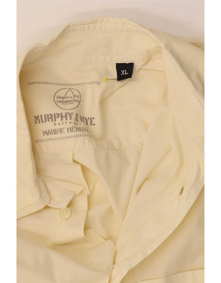Мужская рубашка с коротким рукавом Murphy & Nye XL, желтая