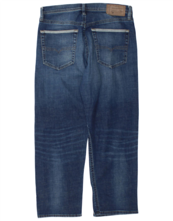 Мужские прямые джинсы Diesel Khiro Regular W31 L26, синий хлопок