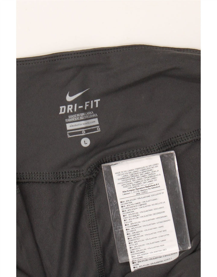 Женские спортивные брюки свободного кроя NIKE UK 14, большой серый нейлон