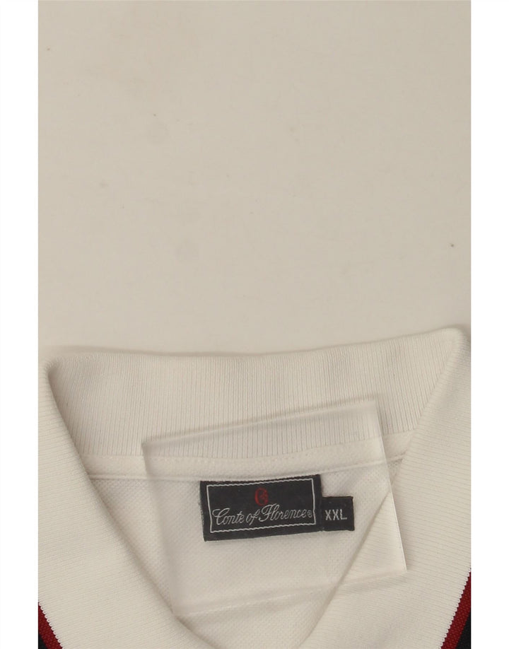 Рубашка-поло мужская Conte of Florence 2XL белая