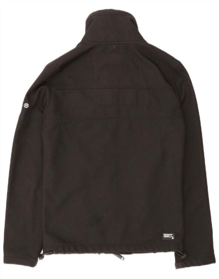 Мужская ветровка Superdry Windtrekker UK 34 XS, черный полиэстер