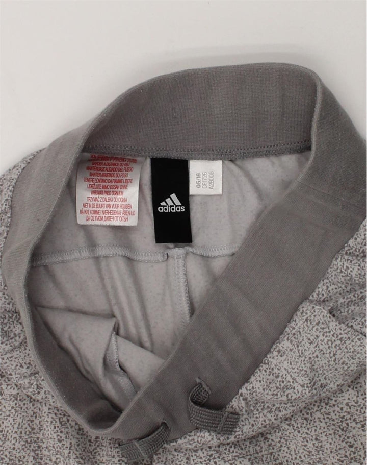 ADIDAS Girls Tracksuit Trousers Joggers 6-7 Years Grey | Vintage Adidas | Thrift | Second-Hand Adidas | Used Clothing | Messina Hembry 
