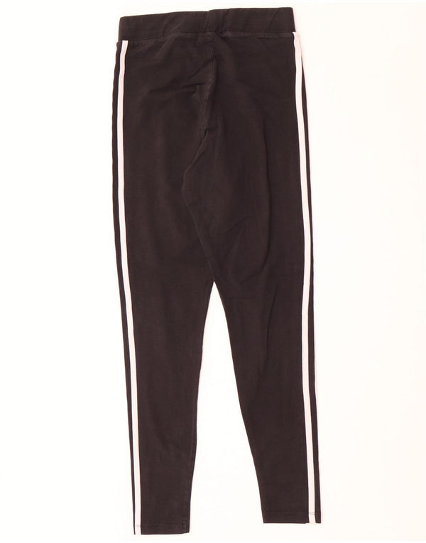 Женские леггинсы Adidas UK 10, маленькие, черные