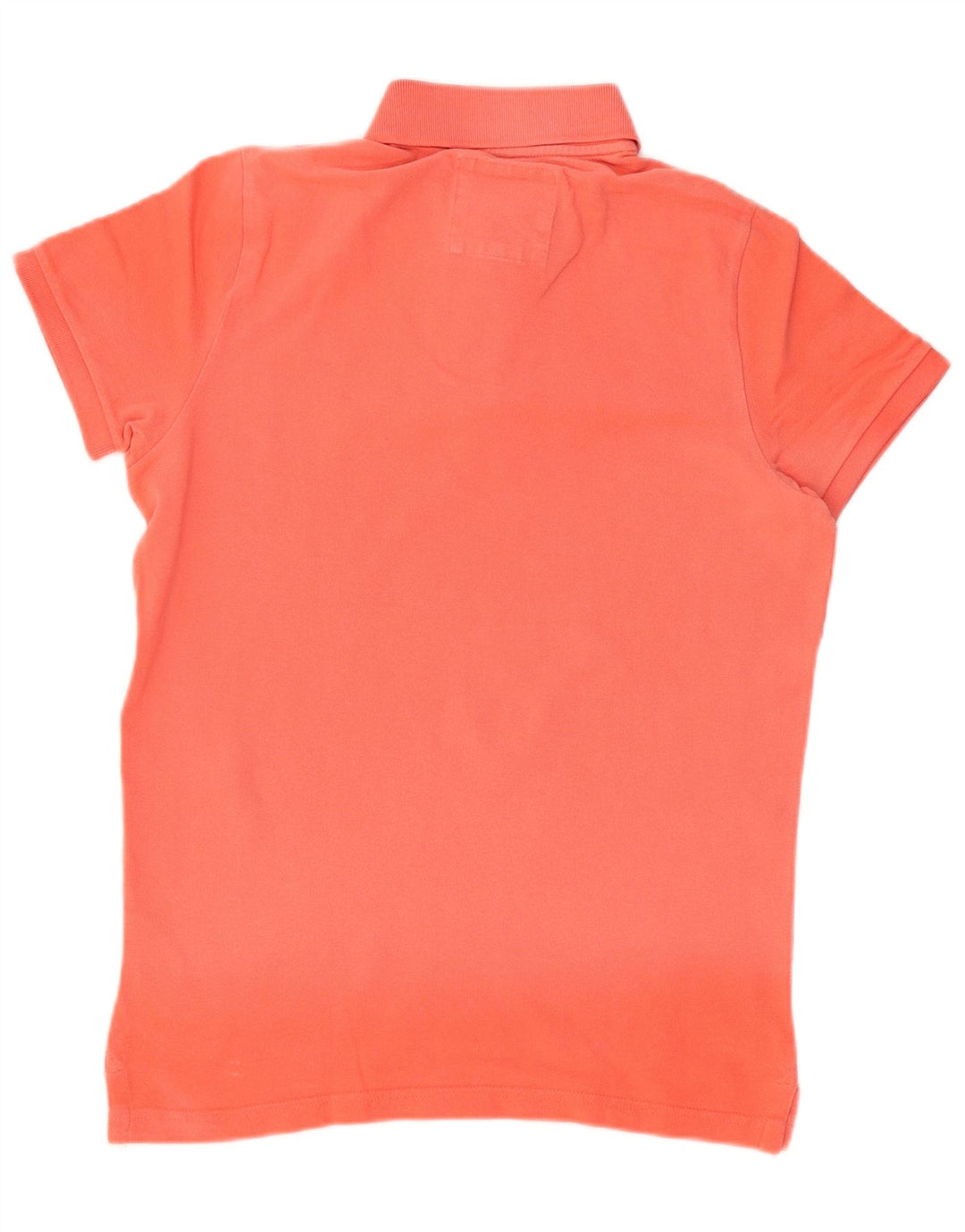 HOLLISTER Мужская рубашка-поло из хлопка среднего красного цвета