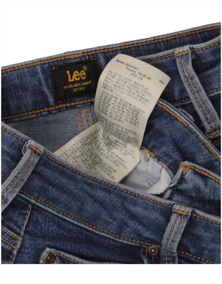 Женские джинсы скинни LEE W29 L31 синие, хлопок