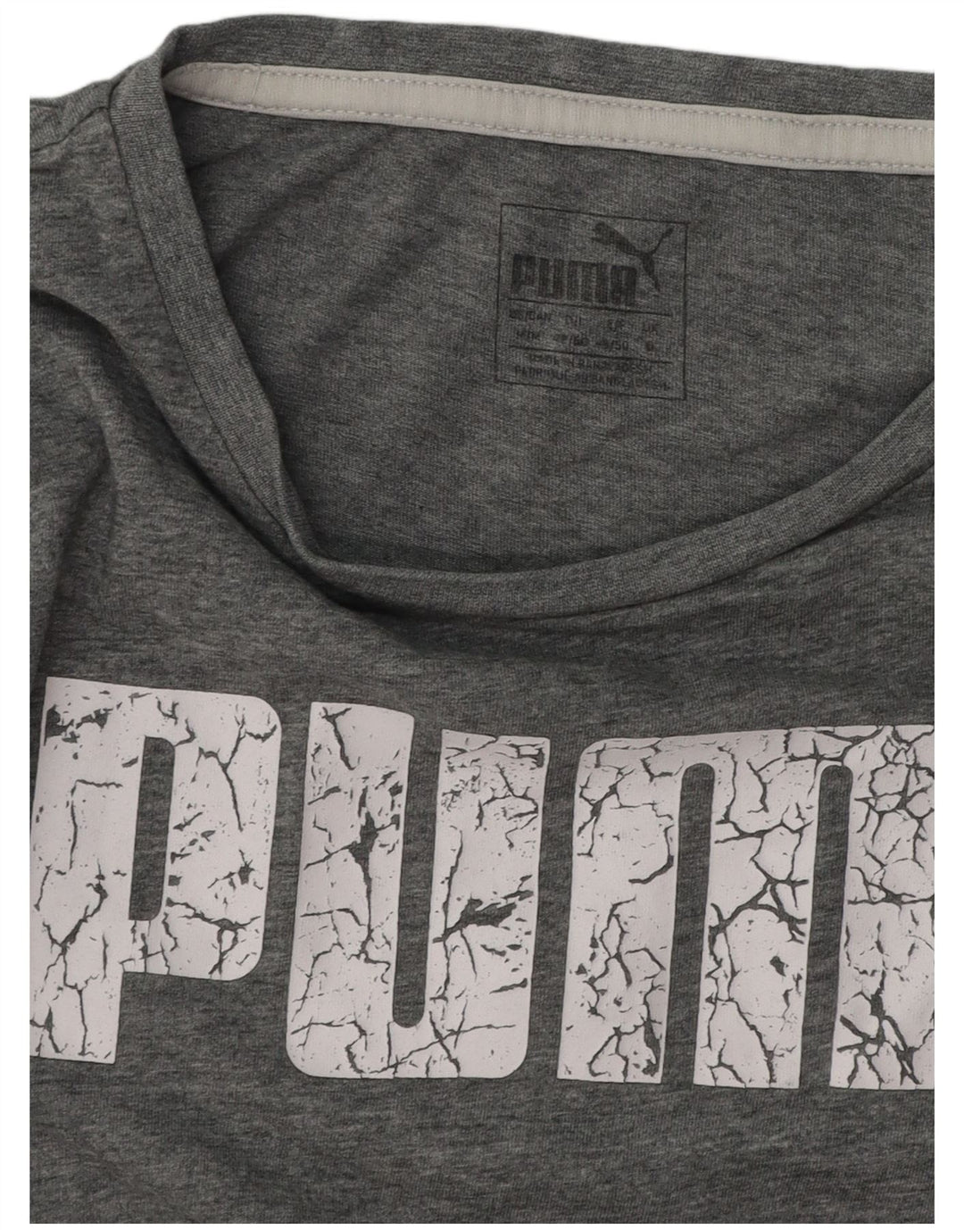 Мужская футболка с рисунком PUMA, средний серый