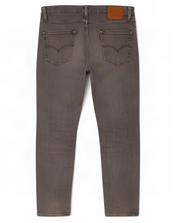 Мужские зауженные джинсы Levi's 502 W33 L30 Серые хлопковые