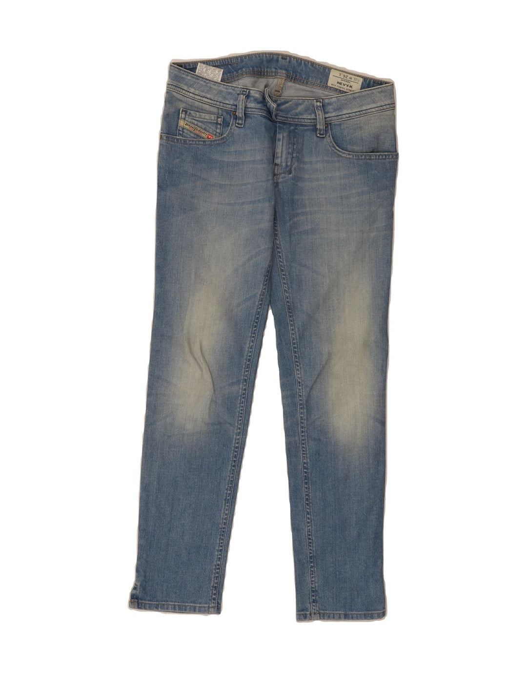 DIESEL Womens Nevy Slim Jeans W26 L27 Blue Cotton Vintage Diesel and Second-Hand Diesel from Messina Hembry 