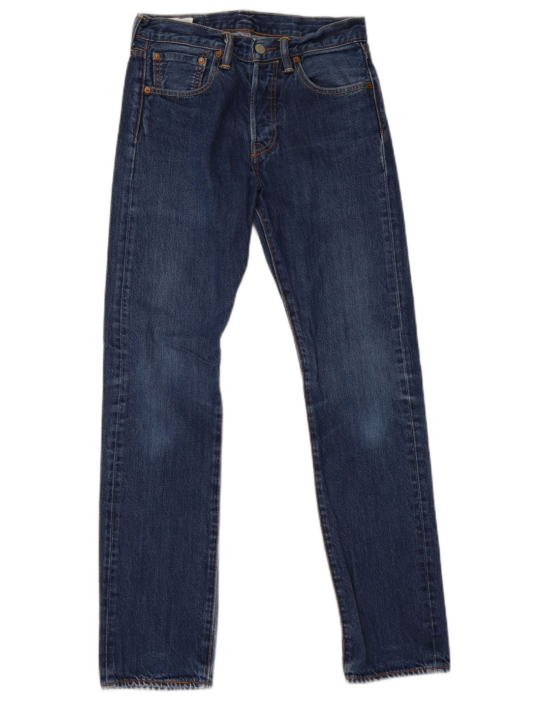 Мужские прямые джинсы Levi's W28 L32 темно-синие, хлопок