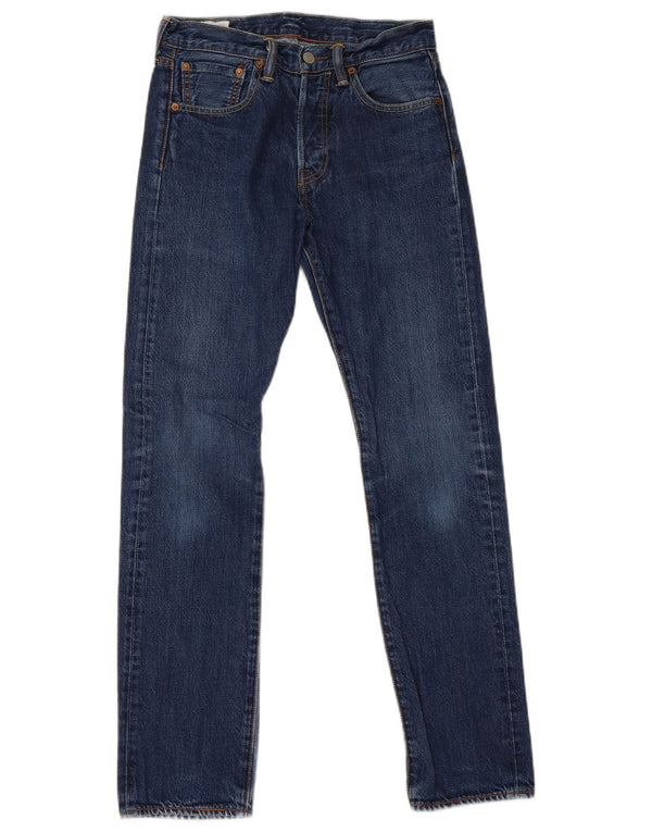 Мужские прямые джинсы Levi's W28 L32 темно-синие, хлопок